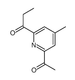 1-(6-acetyl-4-methylpyridin-2-yl)propan-1-one结构式