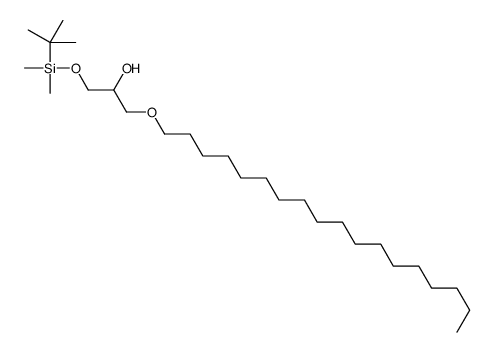1-[tert-butyl(dimethyl)silyl]oxy-3-octadecoxypropan-2-ol结构式