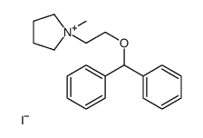 1-(2-benzhydryloxyethyl)-1-methylpyrrolidin-1-ium,iodide结构式