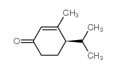 2-Cyclohexen-1-one,3-methyl-4-(1-methylethyl)-,(4R)-(9CI)结构式