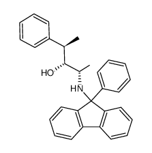 (2S,3R,4R)-4-phenyl-2-(N-(9-phenylfluoren-9-yl)amino)-3-pentanol结构式