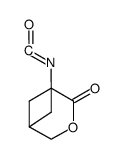 3-Oxabicyclo[3.1.1]heptan-2-one,1-isocyanato-(9CI) structure