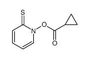 (2-sulfanylidenepyridin-1-yl) cyclopropanecarboxylate结构式