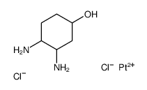 dichloro-1-hydroxy-3,4-diaminocyclohexane platinum complex结构式