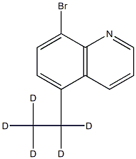 8-Bromo-5-(ethyl-d5)-quinoline Structure