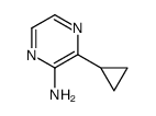 3-Cyclopropylpyrazin-2-Amine structure