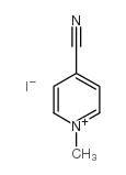 Pyridinium,4-cyano-1-methyl-, iodide (1:1) structure