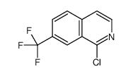 1-Chloro-7-trifluoromethyl-isoquinoline结构式