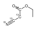 ethyl 2-(azanylidynemethyl)acetate Structure