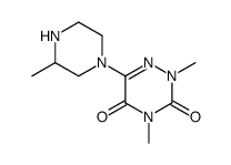 2,4-dimethyl-6-(3-methyl-piperazin-1-yl)-2H-[1,2,4]triazine-3,5-dione Structure