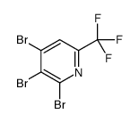 2,3,4-tribromo-6-(trifluoromethyl)pyridine结构式