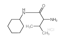 2-Amino-N-cyclohexyl-3-methylbutanamide hydrochloride Structure