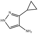 3-cyclopropyl-1h-pyrazol-4-amine Structure