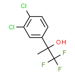 2-(3,4-dichlorophenyl)-1,1,1-trifluoropropan-2-ol结构式