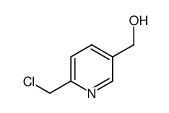 (6-chloromethyl-pyrid-3-yl)methanol结构式