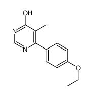 6-(4-Ethoxyphenyl)-5-methyl-4-pyrimidinol Structure