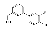 2-fluoro-4-[3-(hydroxymethyl)phenyl]phenol Structure