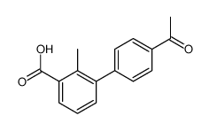 3-(4-acetylphenyl)-2-methylbenzoic acid结构式