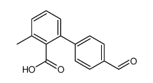 2-(4-formylphenyl)-6-methylbenzoic acid Structure