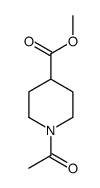 1-Acetyl-piperidine-4-carboxylic acid Methyl ester structure