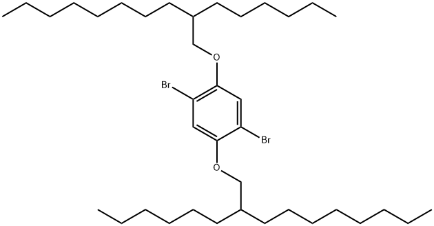 1,4-Dibromo-2,5-bis(2-hexyldecyloxy)benzene structure