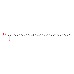 TRANS-7-OCTADECENOIC ACID结构式