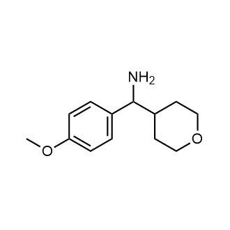 (4-Methoxyphenyl)(tetrahydro-2h-pyran-4-yl)methanamine Structure