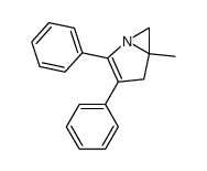 2,3-diphenyl-5-methyl-1-azabicyclo[3.1.0]hex-2-ene结构式