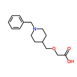 [(1-Benzyl-4-piperidinyl)methoxy]acetic acid结构式