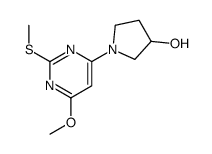 1-(6-Methoxy-2-Methylsulfanyl-pyrimidin-4-yl)-pyrrolidin-3-ol picture