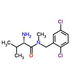 N-(2,5-Dichlorobenzyl)-N-methyl-L-valinamide结构式