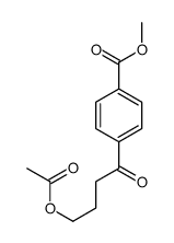 methyl 4-(4-acetyloxybutanoyl)benzoate结构式