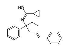 N-(1-ETHYL-1,4-DIPHENYLBUT-3-ENYL)CYCLOPROPANECARBOXAMIDE picture