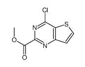 methyl 4-chlorothieno[3,2-d]pyrimidine-2-carboxylate结构式