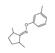 2,5-dimethylcyclopentan-1-one O-(m-tolyl) oxime结构式