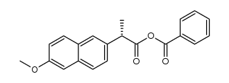 benzoic (S)-2-(6-methoxynaphthalen-2-yl)propanoic anhydride结构式