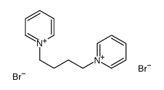 1-(4-pyridin-1-ium-1-ylbutyl)pyridin-1-ium,dibromide Structure
