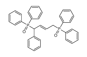 (E)-(1-phenylbut-2-ene-1,4-diyl)bis(diphenylphosphine oxide) Structure