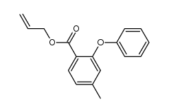 allyl 4-methyl-2-phenoxybenzoate结构式