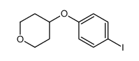 4-(4-iodophenoxy)oxane Structure