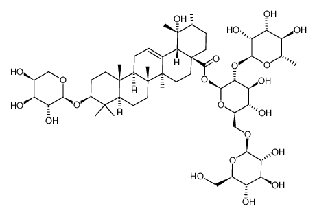 Ilexoside VI结构式