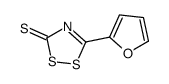 5-(furan-2-yl)-1,2,4-dithiazole-3-thione结构式