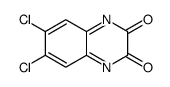 6,7-dichloroquinoxaline-2,3-dione Structure