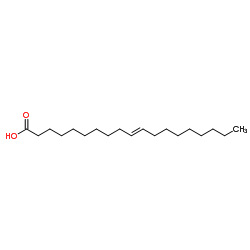 (10E)-10-Nonadecenoic acid structure