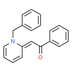 α-[1-Benzylpyridin-2(1H)-ylidene]acetophenone结构式