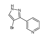 3-(4-bromo-1H-pyrazol-5-yl)pyridine picture