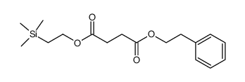 2-phenylethyl 2-(trimethylsilyl)ethyl succinate结构式