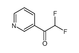 Ethanone, 2,2-difluoro-1-(3-pyridinyl)- (9CI) Structure