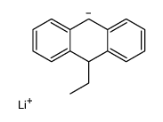 lithium,9-ethyl-9,10-dihydroanthracen-10-ide Structure