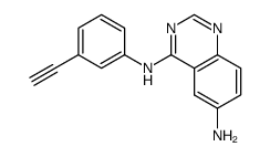 N4-(3-ethynylphenyl)quinazoline-4,6-diamine Structure
